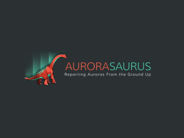 Logo of Aurorasaurus