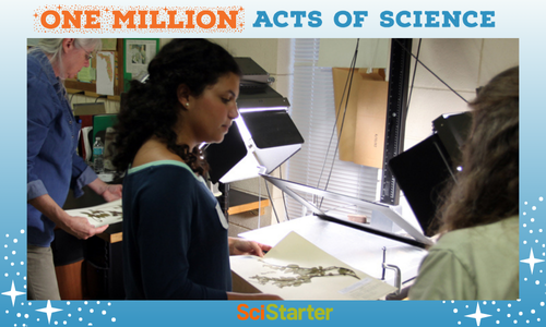 Science Sprint Race Against Time: Acts of Science SPRINT with WeDigBio - SciStarter