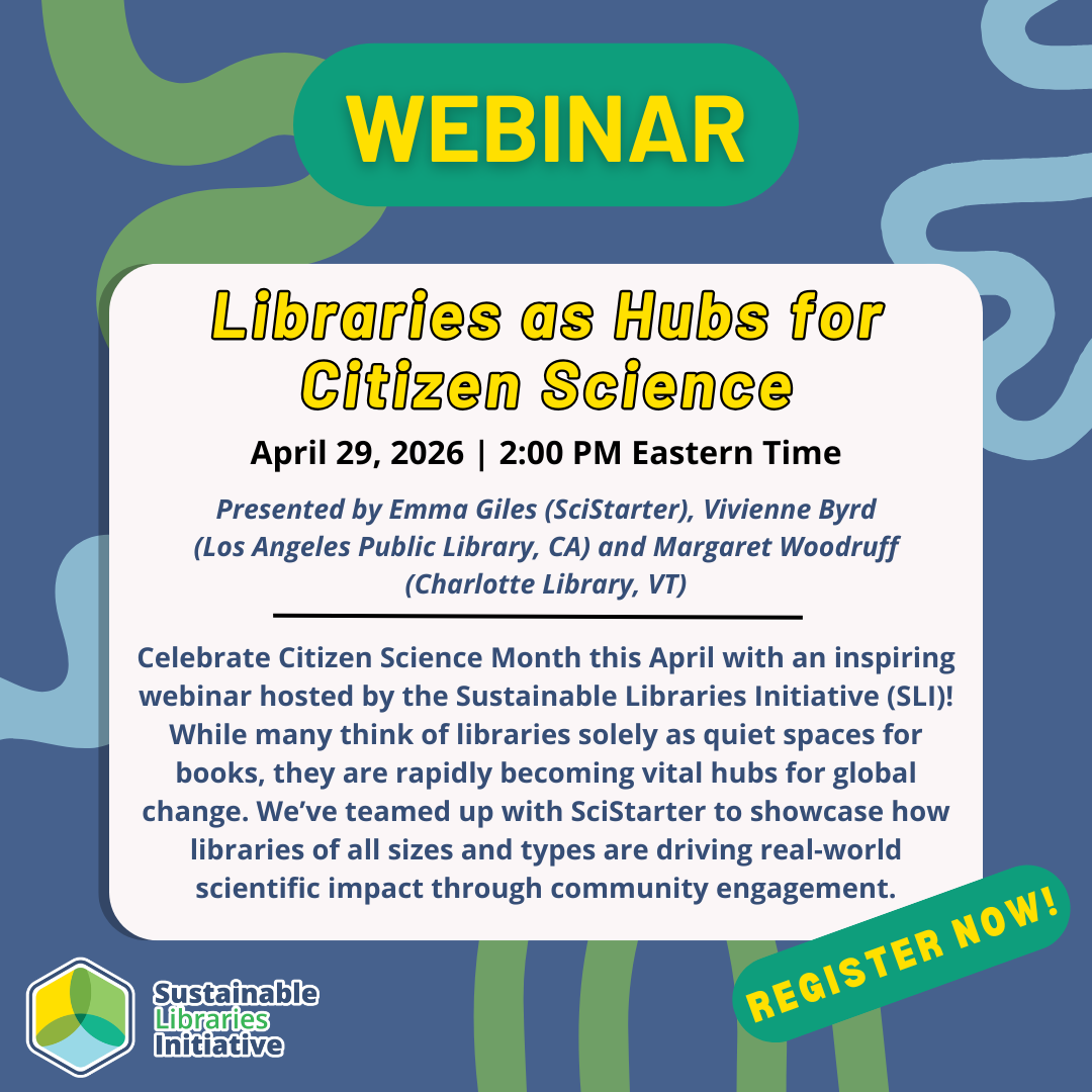 Join the Movement: Libraries as Hubs for Citizen Science (Sustainable ...